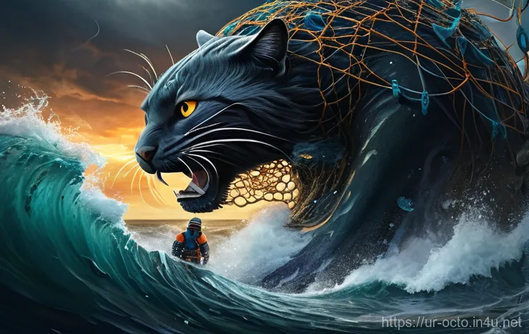 옥토넛 퀘이지의 모험 이야기 - **Prompt 1: Kwazii's Courageous Rescue in a Deep-Sea Storm**
"A vibrant, dynamic illustration de...