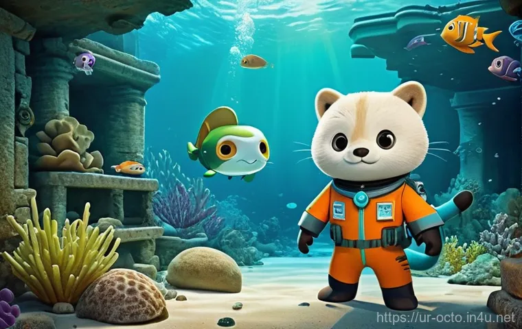 옥토넛 글로벌 인기 요인 - **Peso the compassionate penguin doctor providing care to a small sea animal.** Peso is gently exami... 옥토넛 글로벌 인기 요인 - **Peso the compassionate penguin doctor providing care to a small sea animal.** Peso is gently exami...