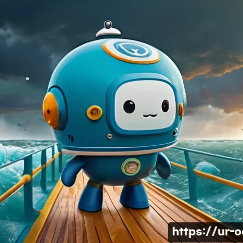 Home 29 옥토넛 바나클스 대장의 명언 - **Prompt:** "A wide shot of Captain Barnacles, wearing his standard Octonauts uniform, standing calm...