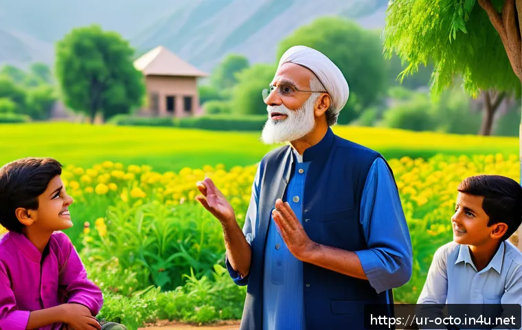 옥토넛 주요 대사별 인기 투표 - A warm and inspiring scene featuring Mr. Ingu, a wise and calm cartoon character resembling a though...